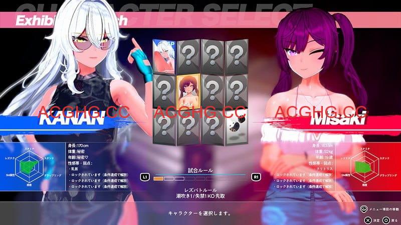 【3D/SLG/AI汉化/动态】女同格斗a0.43b【PC/3.3G】Lesbian Battle! a0.43b